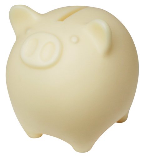 Coink Coin Bank tirelire blanche pour ranger la monnaie facilement