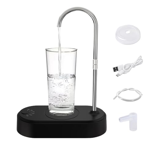 kinrguiyuez Wasserspender Fürs Schlafzimmer | Intelligenter Wiederaufladbarer Wasserspender,360 Grad Drehbare Elektrische Wiederaufladbare 6 Modi Pumpe für Camping Arbeitsplatz Zuhause Reise kinrguiyuez Wasserspender Fürs Schlafzimmer | Intelligenter Wiederaufladbarer Wasserspender,360 Grad Drehbare Elektrische Wiederaufladbare 6 Modi Pumpe für Camping Arbeitsplatz Zuhause Reise