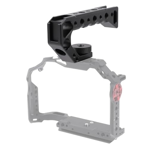 Image of FOTGA Camera Top Handle Hand Grip Handgrip Arri Locating Screw Cold Shoe for DSLR Camera