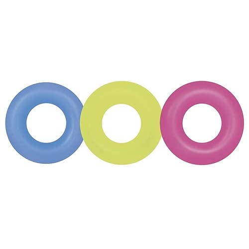 Boia Redonda Inflável Infantil Neon 90cm 45 KG - MOR (Verde-limão)