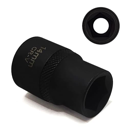 Image of 14mm 1 /2 inch Drive 5 Sided Pentagon Socket for Smart,Astra G, Zafira | Balance Shaft fixings, Brake Caliper Bolt Screw Removal, Brake Caliper Socket, Fuel Pump Fixings Wrench Tool