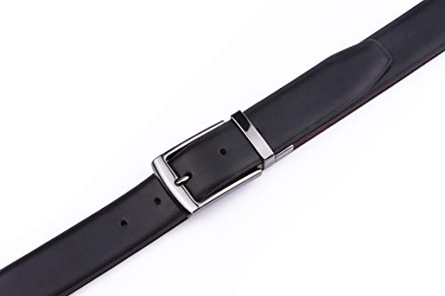 Fabio Valenti Men's Dress Casual Every Day Reversible Leather Belt4