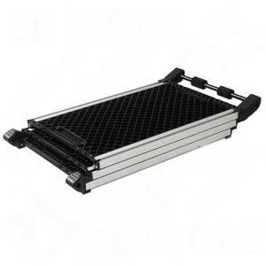 Kleinmetall 14000870 Teleskop Hunderampe DOGWALK3 XL, 83-193 cm