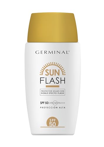 GERMINAL - Protezione Solare SPF50 Doppio Effetto Flash, Effetto Lifting