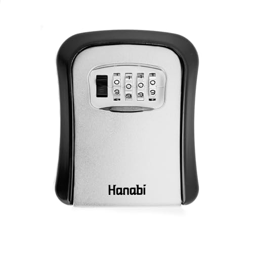 Mini Cofre de Parede com Segredo Chaves Apartamento Temporada Joia Dinheiro AirBnb (CINZA)