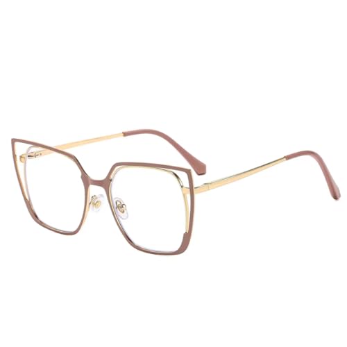 Lunettes de soleil tendance à monture large ajourée : style oversize et miroir plat