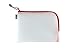 HERMA 20008 Trousse de toilette A5 à fermeture éclair (26 x 20 cm) petite pochette transparente à fermeture zip pour produits cosmétiques, liquides, maquillage, brosse à dents, sac cosmétique, rouge