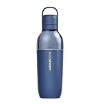 sodastream Fizz & Go® Easy Mix Sparkling Water Bottle, 710ml Reusable Carbonated Drinks Bottle, Compatible Sparkling Water Machines, Fizzy Water Bottle – Storm Blue