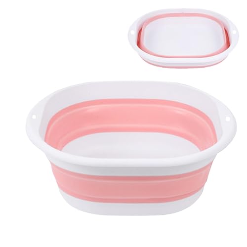 Foldable Foot Bath Basin For Soaking Feet 36.5x33.5cm Pedicure Foot Soak Tub Foldable Laundry Basket Ground Swimming Pools Footbath Bowl Tools For Kids Adults