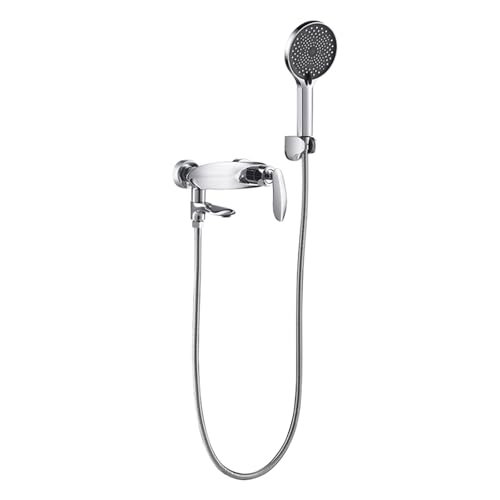 Mitigeurs de bain muraux gain de place robinets de bain laiton doré 3 modes