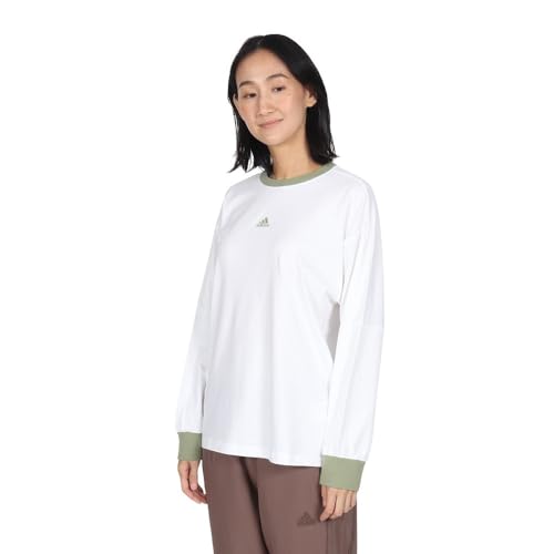 adidas [アディダス] 長袖 Tシャツ ワーディング ルーズフィット シングルジャージー 長袖Tシャツ KTX53 レディース
