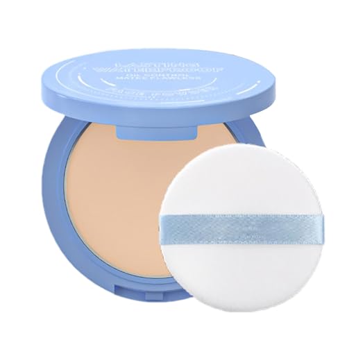 Oil Control Pressed Powder, Matte Smooth Setting Powder, Waterproof Long-lasting, Oil-control Nude Makeup Powder Foundation Base Cosmetics, Long Lasting For Setting