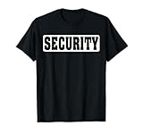Security Shirt Kids Security Guard Costume Security Officer T-Shirt