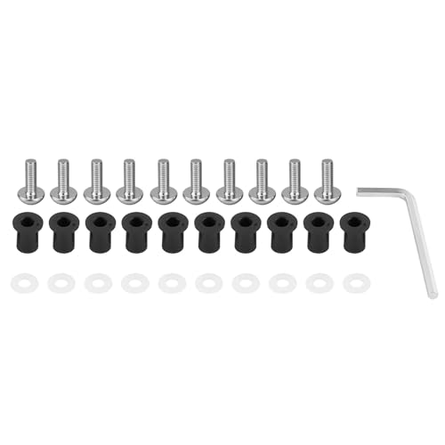 Boulons carénage moto M5 anti-vibrations pour fixer le pare-brise