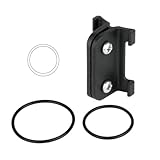 for Triathlon Number Plate Bracket for Seatpost – Lightweight PVC Race Bib Mount with Rubber Bands, Compatible with Most for Bike Seatposts（D）