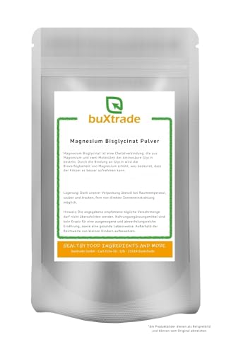 1 kg | Magnesium Bisglycinat Pulver | Nahrungsergänzungsmittel | Pulver | Magnesium | Buxtrade