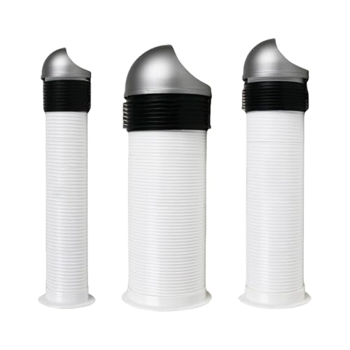 Bouchon de ventilation mural en acier robuste avec clapet anti-retour durable