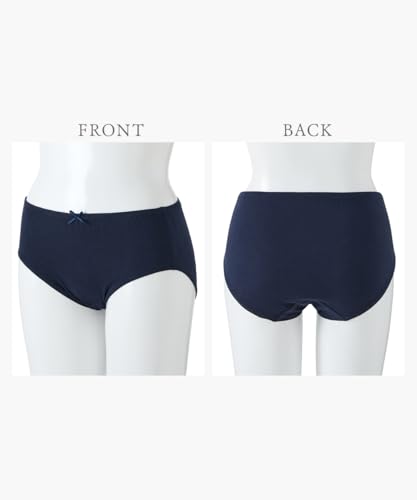 ショーツ パンツ レギュラー セット 8枚組 綿100% 天竺 無地 ゴムが肌側にあたらない インナー レディース - 画像 7