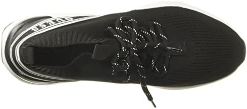 GUESS Women's Brite Sneaker, Black, 10 | Image 4