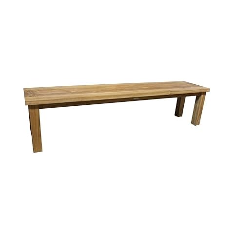 Reclaimed Teak Backless Bench, Natural, 75" Cover
