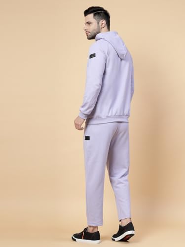 Image of Rigo Cotton Fleece Full Sleeves Oversized Co-ord Set for Men | Printed Hooded Track Suit Set for Men