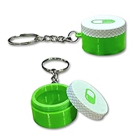 Mini Box Keychain Portable Medicine Dispenser Holder Small Box