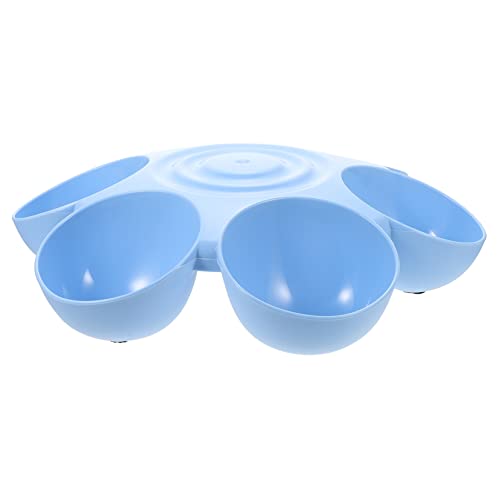 Toddmomy Elegant Flower Pet Bowl Plastic Cat Feeder Dog Cat Bowl Pet Treat Dispenser Easy Wash