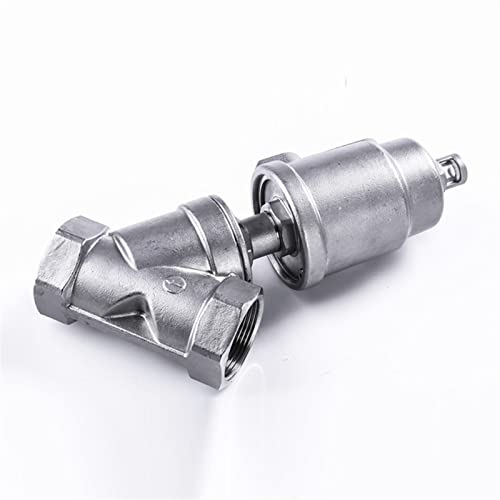 Valve d'angle pneumatique Y filetage intérieur DN15 DN20 DN25 inox 304 1 pièce - 6