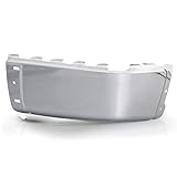 Fits 2007-2013 Silverado Sierra 1500 2500HD 3500HD Chrome Steel Rear Bumper End Cap w/o Sensor Hole...