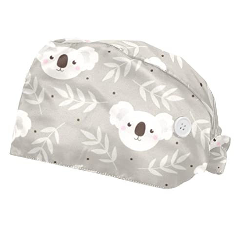 Chapeaux bouffants 2PCS ajustables : fini les cheveux rebelles au travail