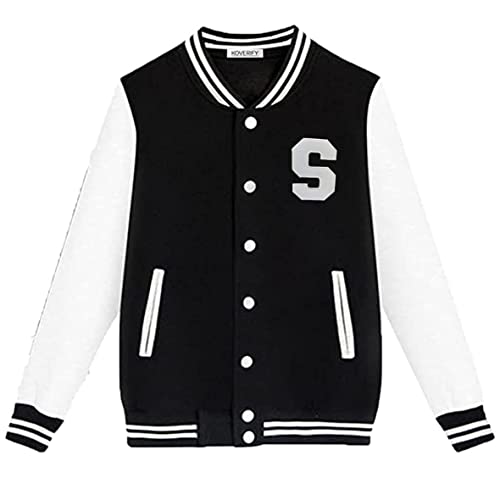 Image of Koverify Unisex Adult Cotton Blend Standard Length Letterman Jacket