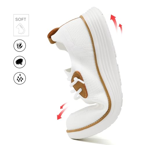 Mens Casual Loafers Shoes Slip On Fashion Walking Dress Sneakers Business Oxfords Work Lightweight Soft Sole4