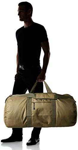 Explorer Tactical Round Heavy Duty Duffel Bag With Shoulder Strap, Olive Drab Green, 31 x 16 x 16-Inch