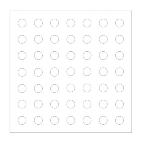 Bilaida アクリル製穴あきシート、1枚1.7x400x600mm