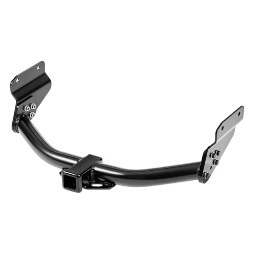 VEVOR Class 3 Trailer Hitch, 2-Inch Receiver, Compatible with 2011-2021 Jeep Grand Cherokee, Q345B Steel Tube Frame, Multi-Fit Hitch to Receive Ball Mount, Cargo Carrier, Bike Rack, Tow Hook, Black