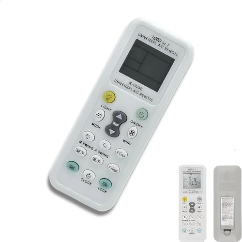 Controle Remoto Universal Para Ar Condicionado Compatível Com Split Inverter LG Samsung Midea Consul Philco Elgin Gree Electrolux E Mais | AAA+