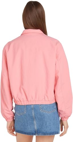 Tommy Jeans Damen Jacke Windbreaker Übergangsjacke, Rosa (Tickled Pink), XXS