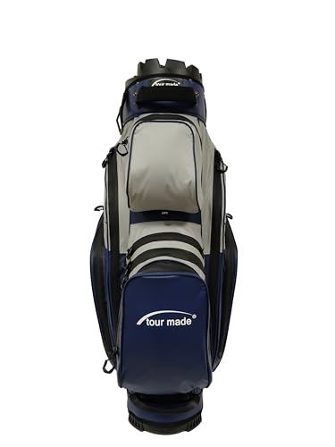 Tour Made Golfbag Organizer Cartbag I wasserdicht (Grau-beige) - 6