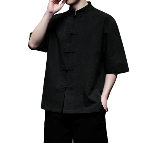 Chemise décontractée en lin manches courtes idéale pour l'été