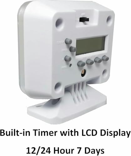 Simulador de TV antirobo con sensor de luz automático y ángulo ajustable 4