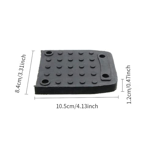 Deevoka Kits de substituição de sola de pernas de pau 4Pcs, Anti Pad de sola de pernas de pau, Acess
