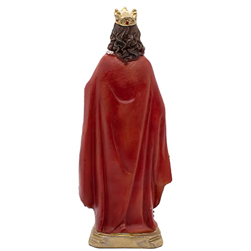 Estatua de Saint Dymphna 8.3 in Multicolor miniatura 3