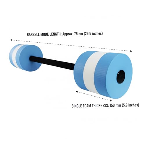 Pool Weights 2 en 1 Diseño seguro para niños de espuma EVA azul miniatura 4