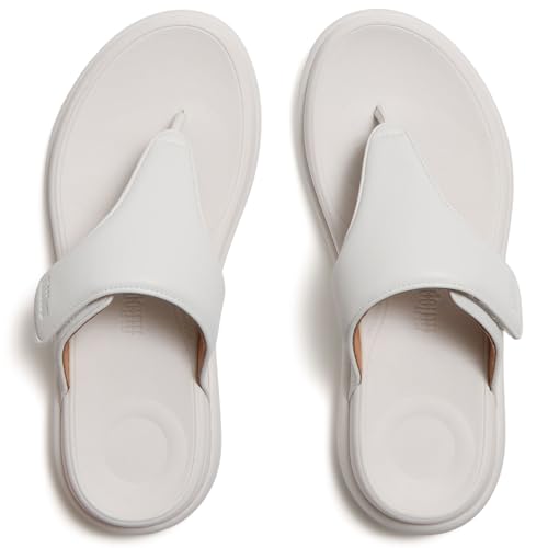 Image of FitFlop womens F-mode Go Adjustable Flatform Toe-post Sandals