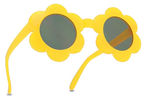 ShadyVEU Retro Round Flower Frame Kid's Sunglasses Baby Children's Colorful Cute Eyewear Outdoor Summer Party