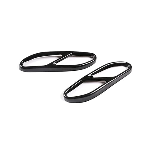 Tuyau d'échappement Mercedes W222 garniture de canule de queue en acier noir