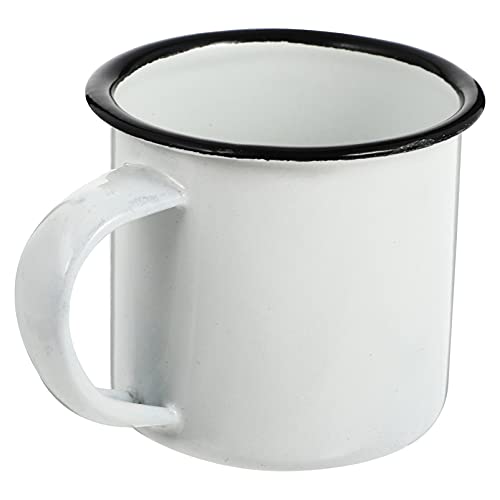 Tasse en émail style nouveauté avec anse pour boissons chaudes