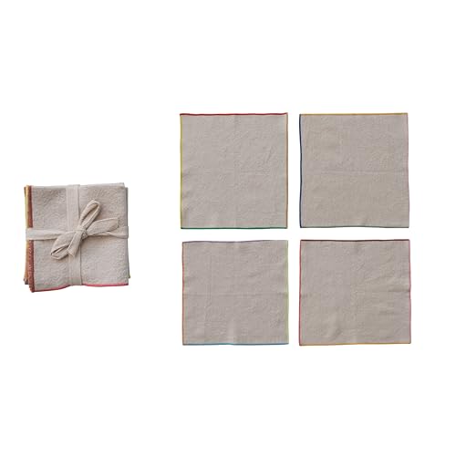 Set de 4 Servilletas de Algodón para Cóctel 18x18 in miniatura 1