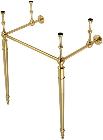 Fauceture VPB2215337 Edwardian 22-Inch Brass Console Sink Legs, Brushed Brass