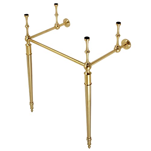 Fauceture Vpb2215337 Edwardian 22-Inch Brass Console Sink Legs, Brushed Brass #TOP2